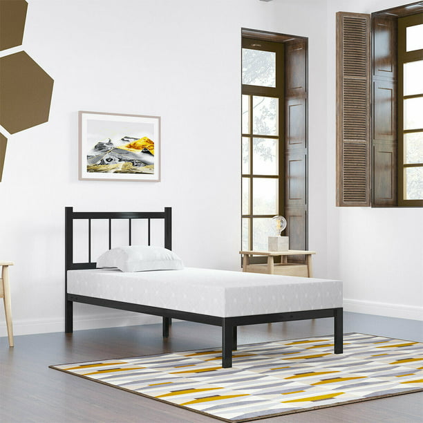 Details about   YITAHOME Twin Size Bed Frame with Headboard Platform Mattress Foundation Wood